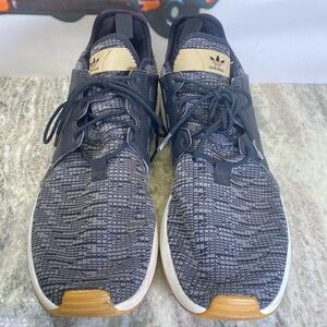 Mens Adidas Shoes Size 10 1/2 #119233569 X PLR Black Gum Art Style